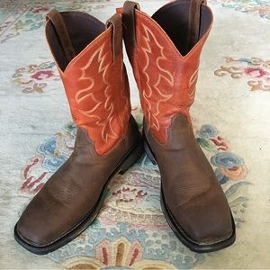 Ariat WorkHog 10005888 Square Soft Toe Work  Boots Mens Size 14EE Wide Width